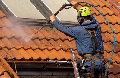 Démoussage et hydrofuge de toiture au Chalange
